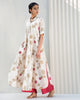 Gussette Slit Floral Kurta