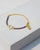 Alphabet P Garnet Bracelet