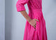 Nico Stripe Dress - Red & Pink