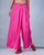 Pleated Overlap Pants