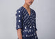 Nico Dress - Indigo & White