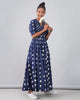Nico Dress - Indigo & White