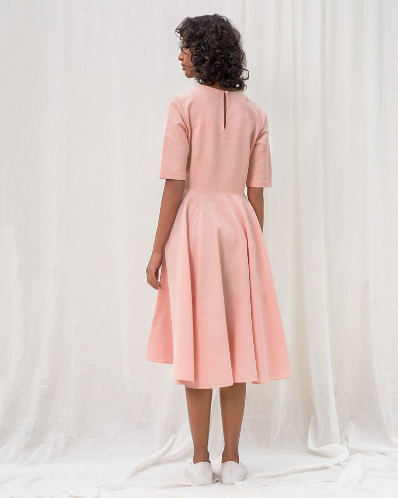 Flare Dress - Pink
