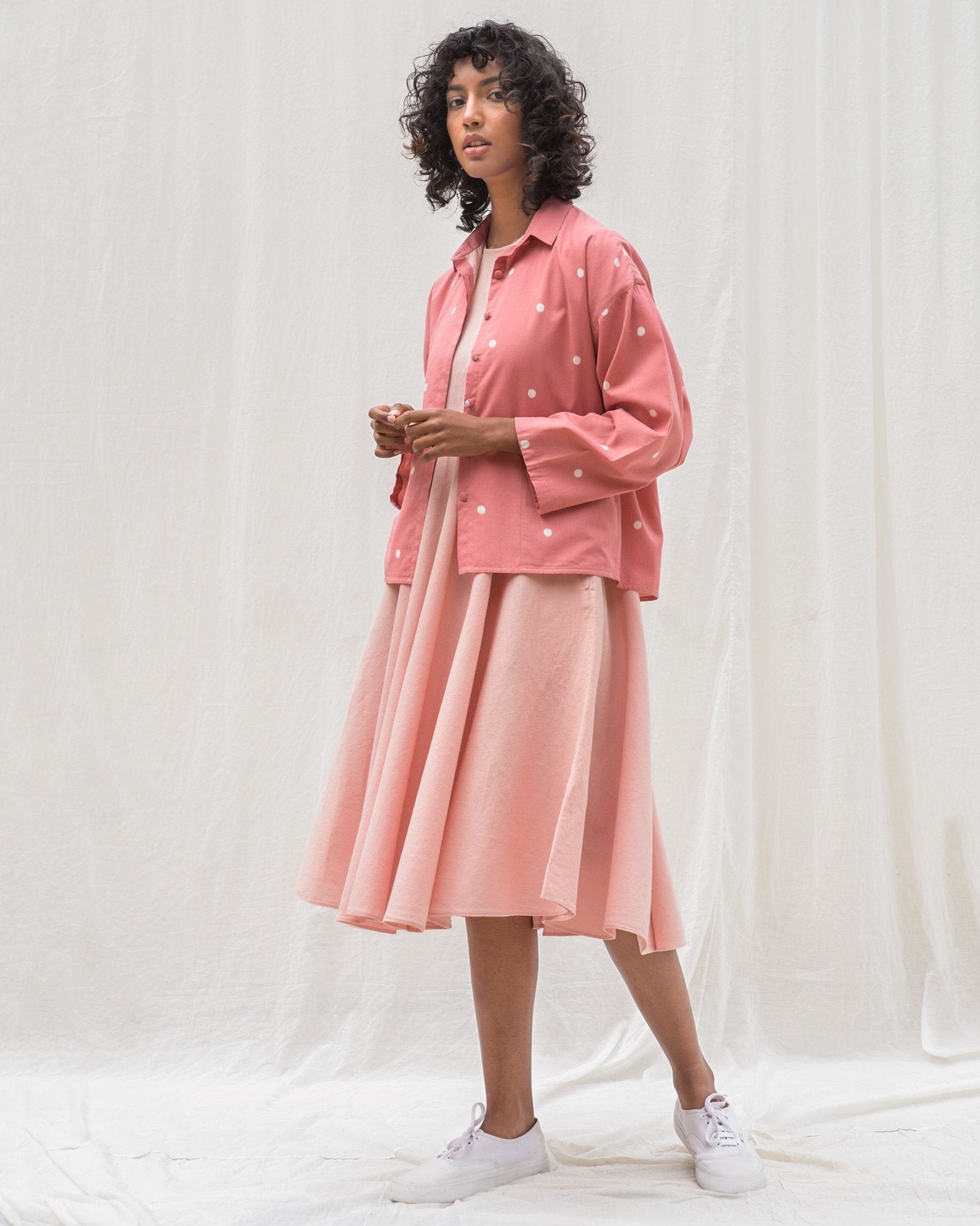 Flare Dress - Pink