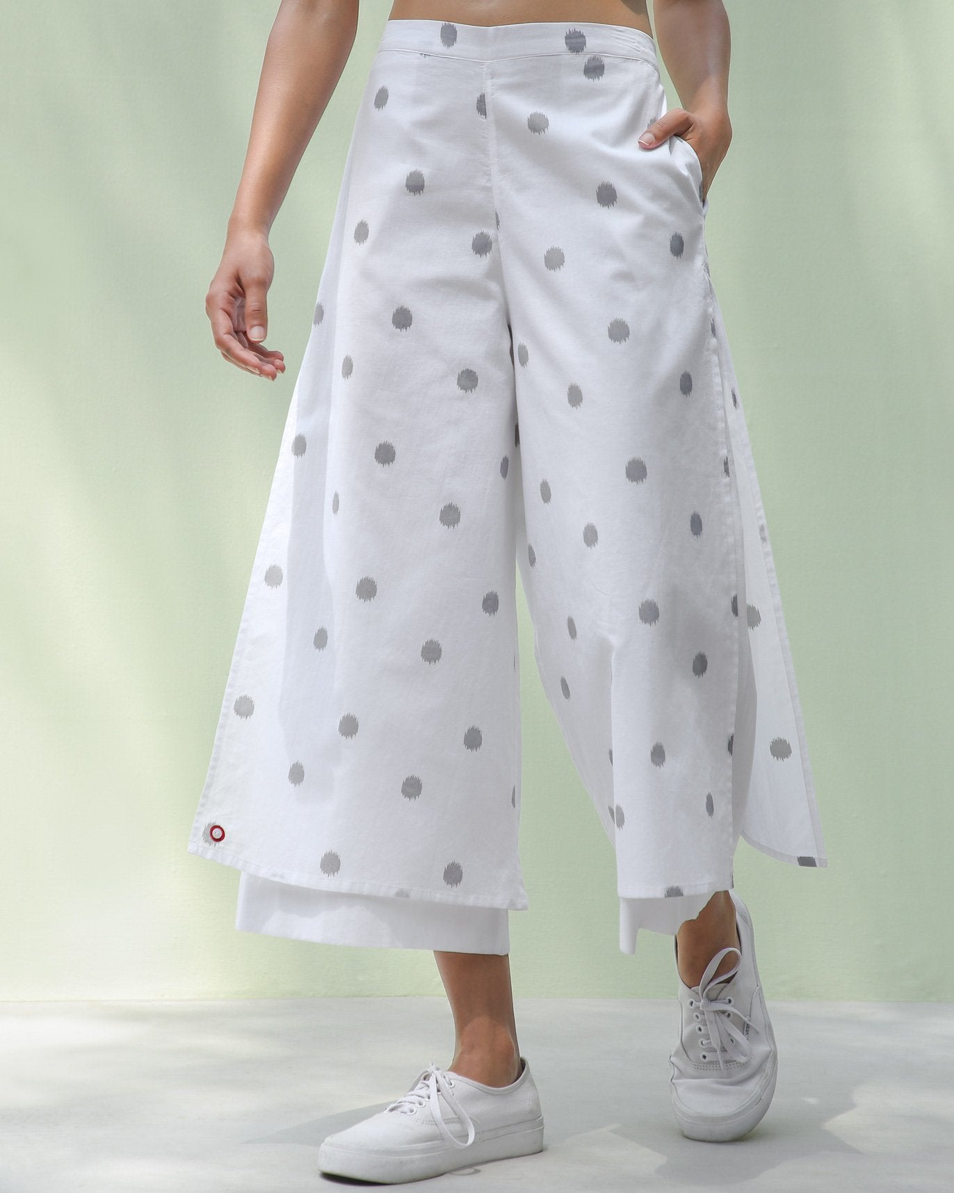 Marshmallow Pants - Grey Ikat