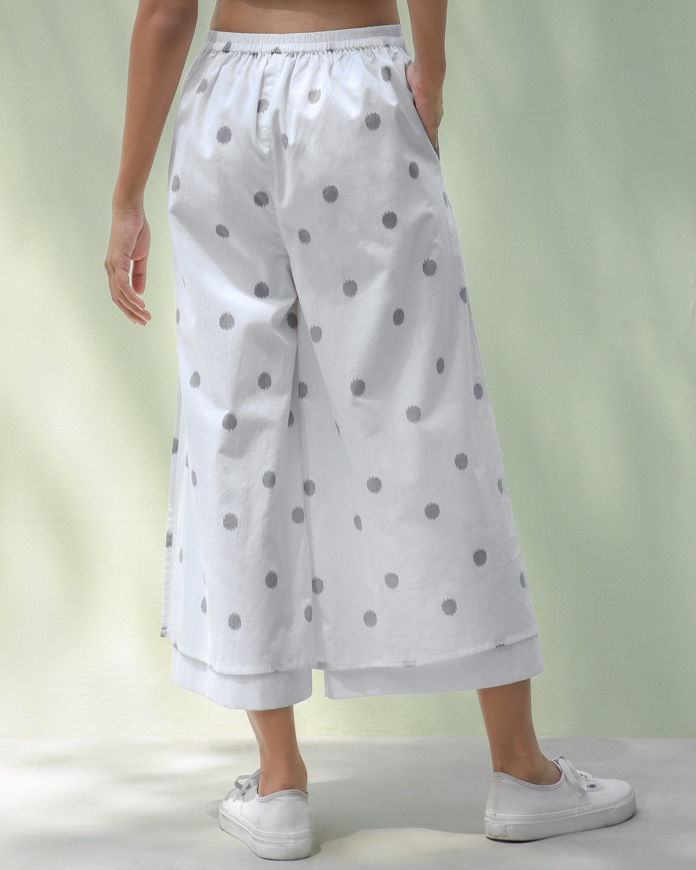 Marshmallow Pants - Grey Ikat