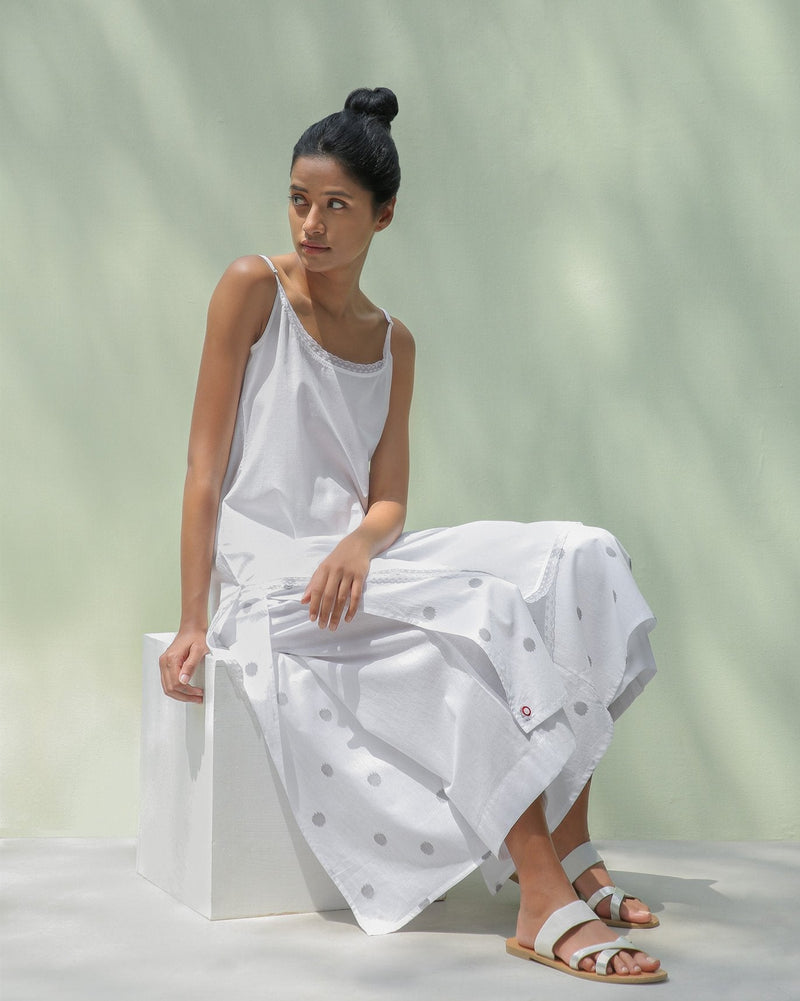 Marshmallow Pants - Grey Ikat