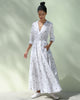 Nico Dress - Grey Ikat