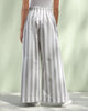 Overlap Pants - Grey Ikat