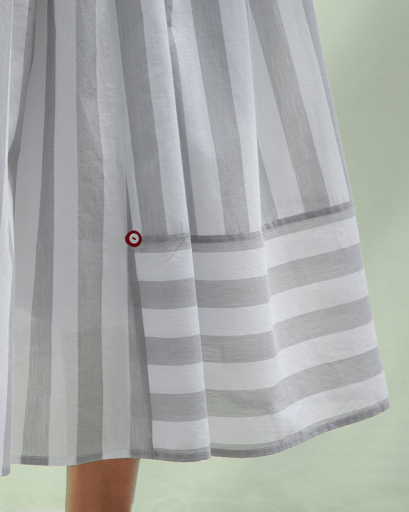 Panel Stripe Skirt