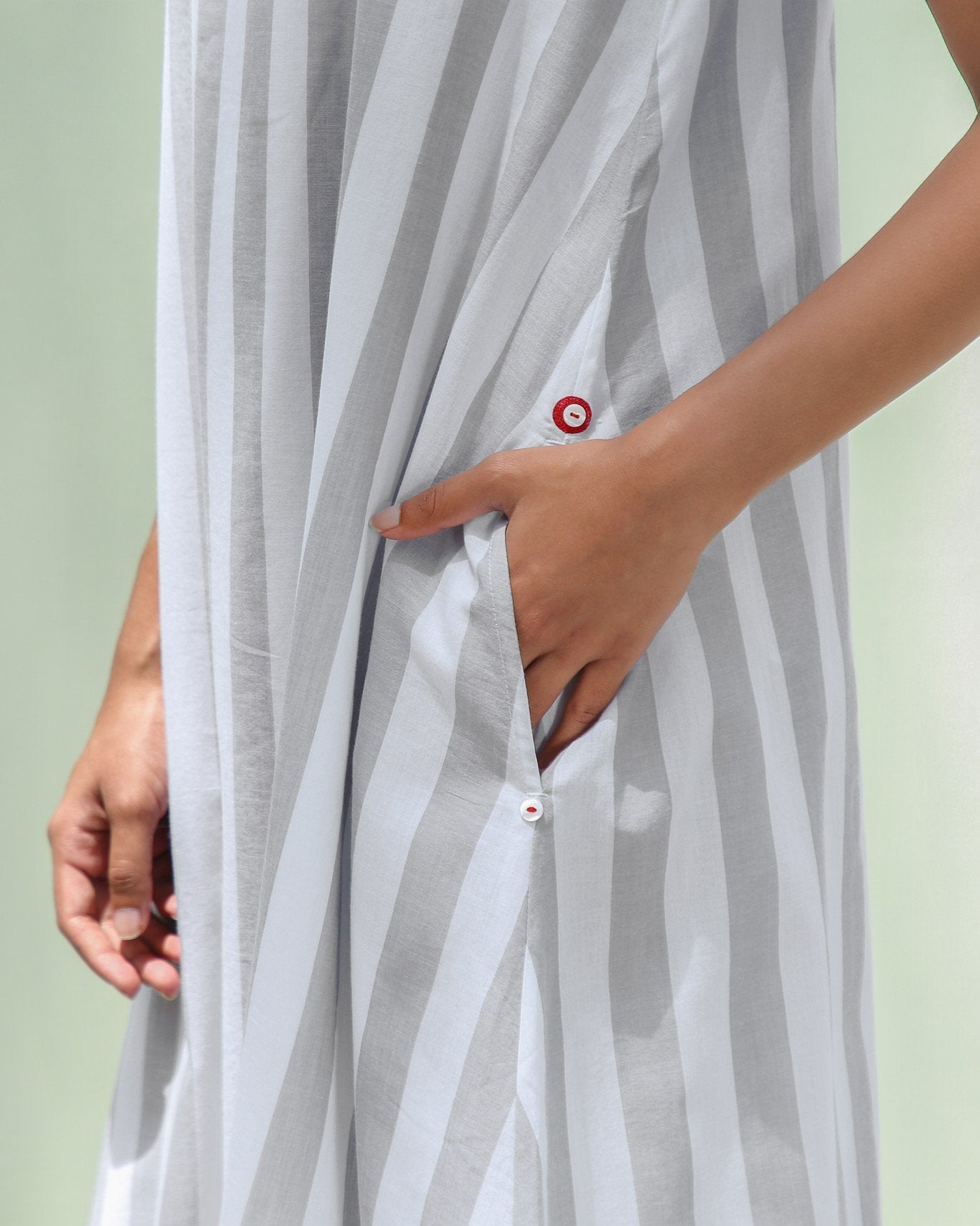 Double Layer Stripe Dress