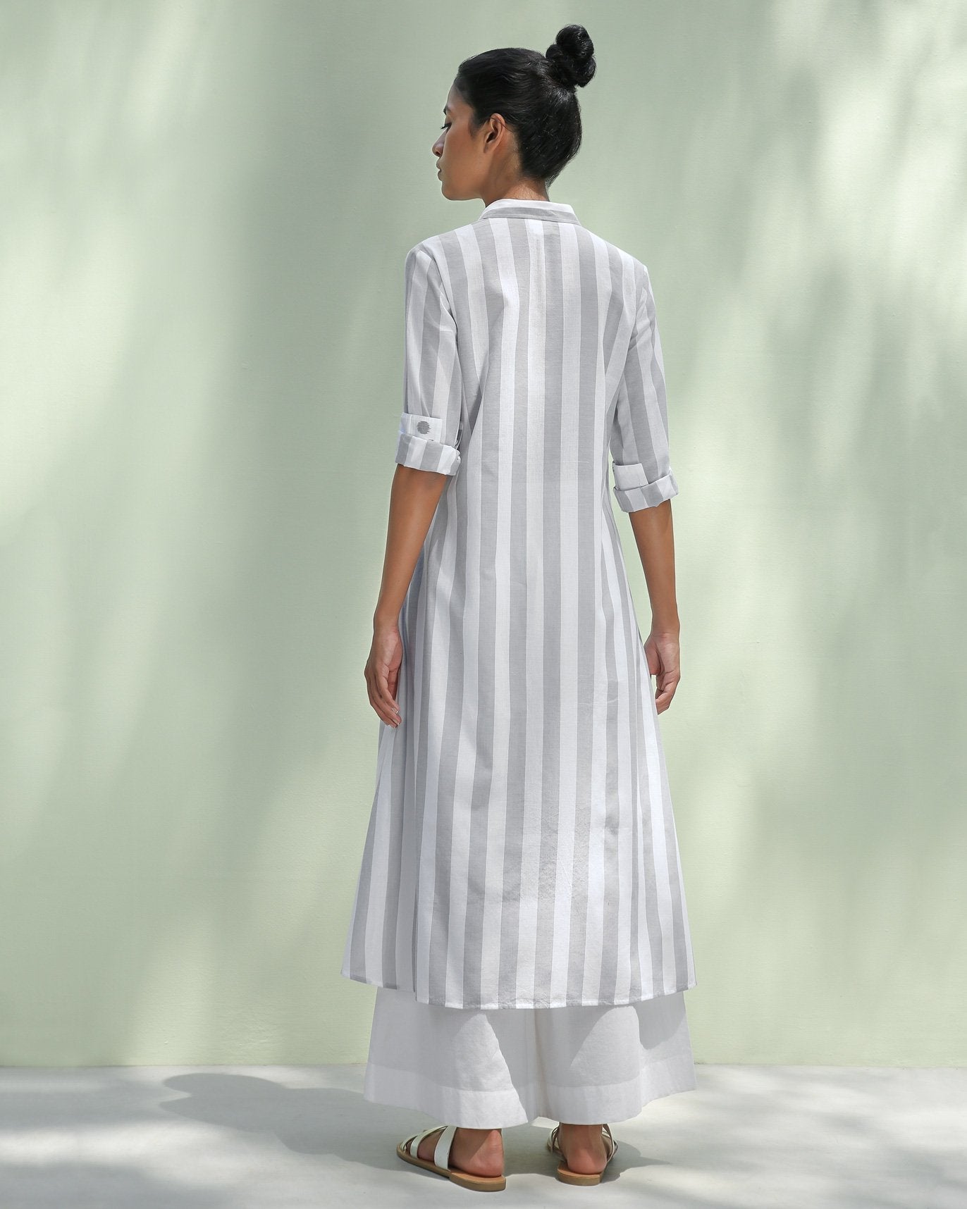 Patch Pocket Stripe Kurta