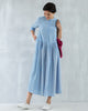 Neck Pleat Check Kurta