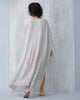 Pintuck Kaftan Floral Dress