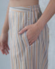 Pleated Weekend Stripe Trousers