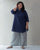 Basic Mid-length Kurta - Indigo