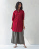 Basic Mid-length Kurta - Red