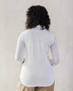 Open Collar Top - White