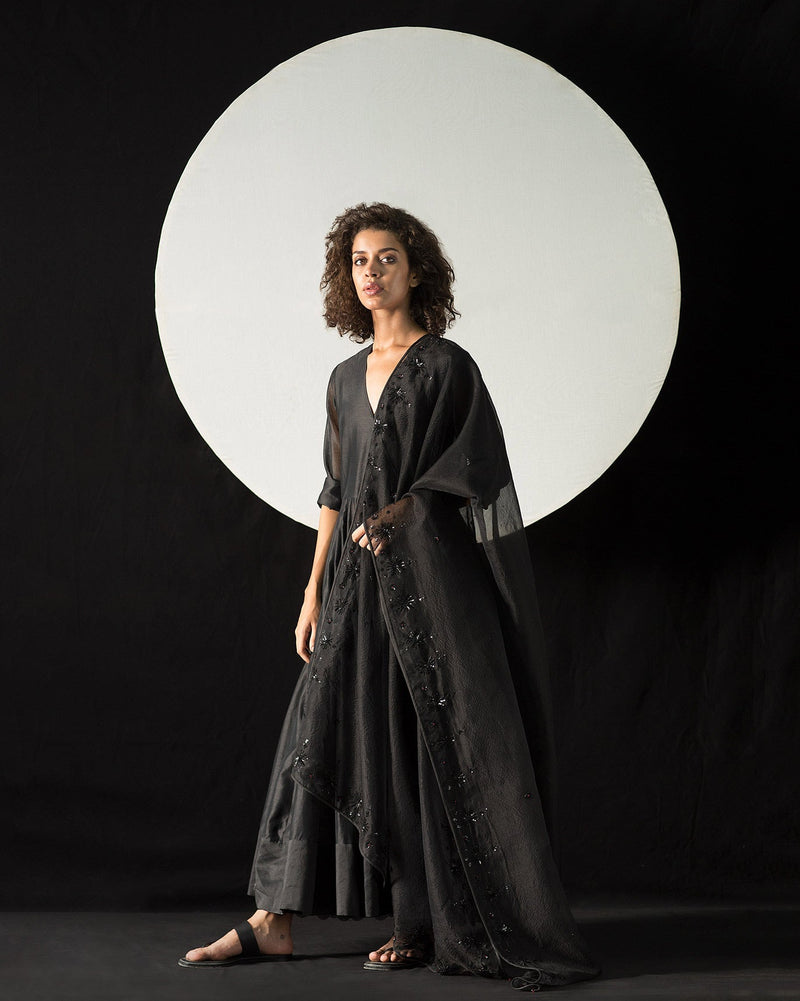 Amaavas Angrakha Kurta with Pyjamas