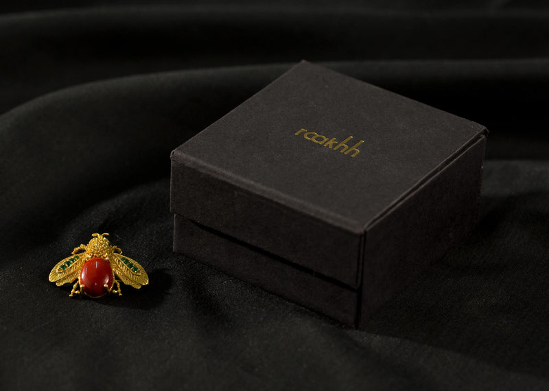 Bug Brooch - Gold