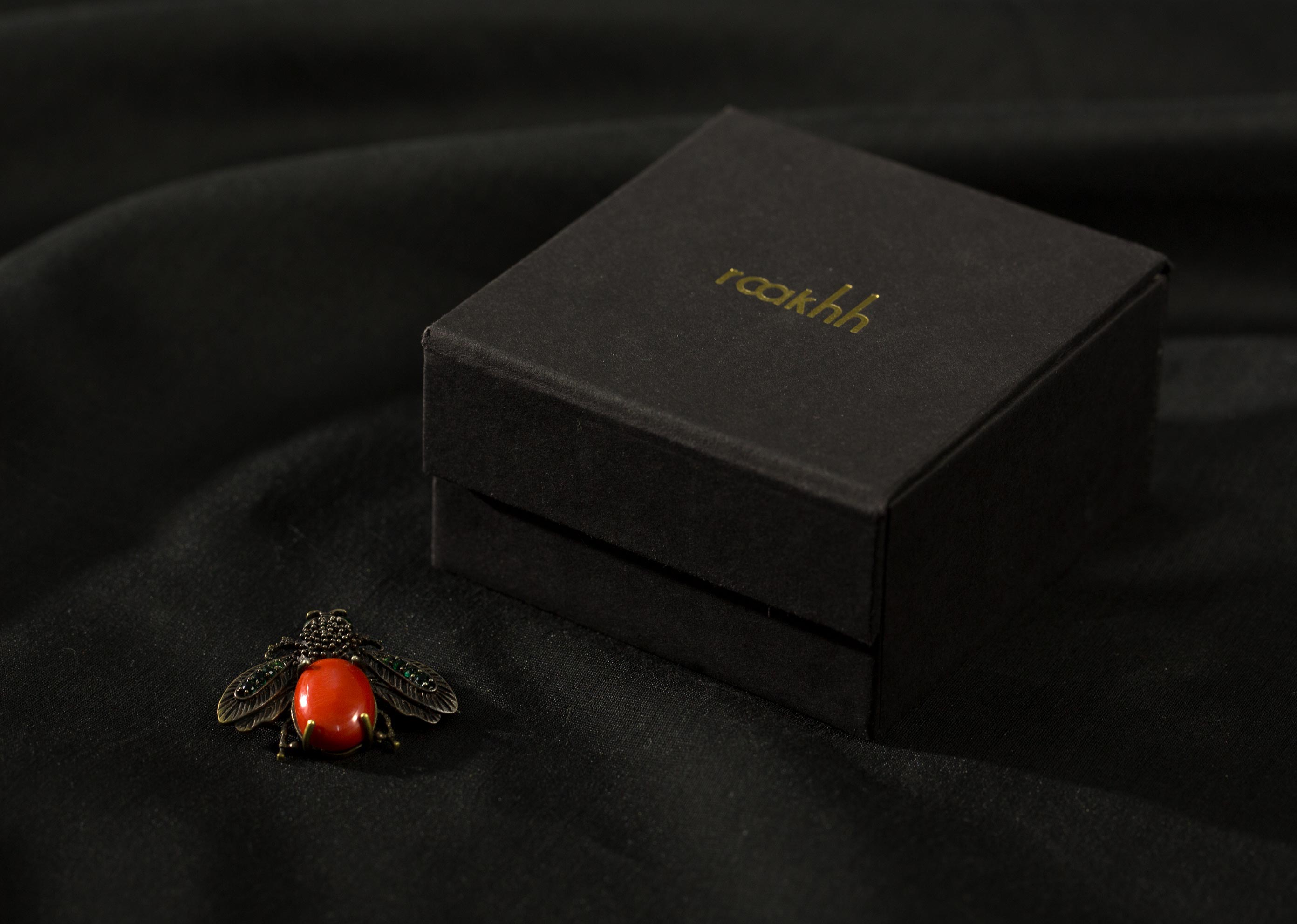 Bug Brooch - Antique Brass