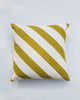 Candy Stripe Cushion Cover - Yellow