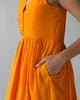 Layered Dress - Orange