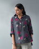 Pleated Back Top - Floral