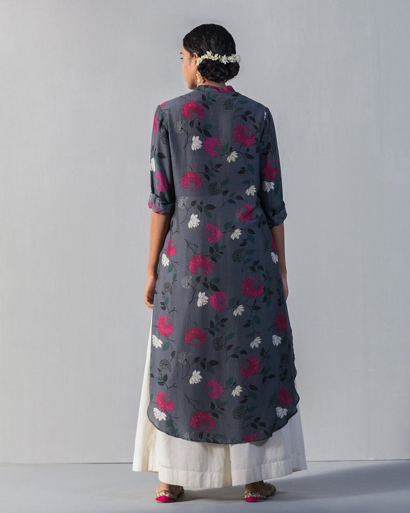 Long Length Kurta - Floral