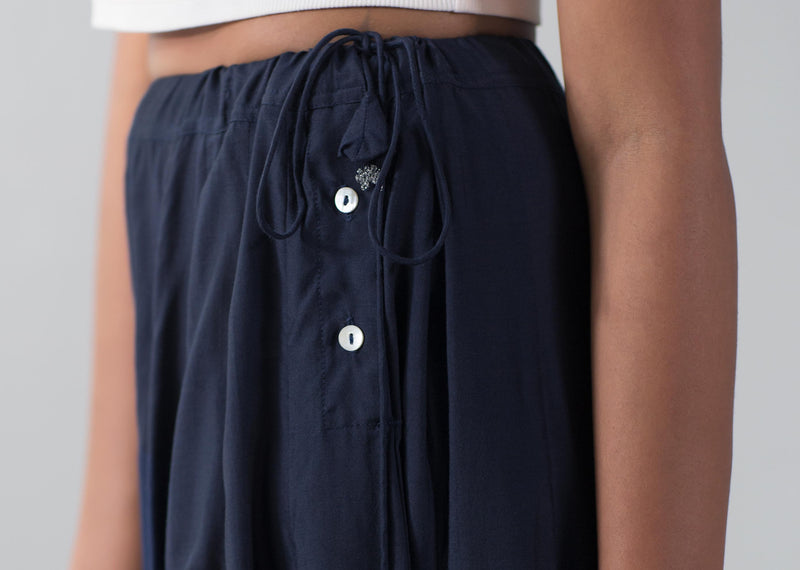 Gathered Pyjamas - Blue
