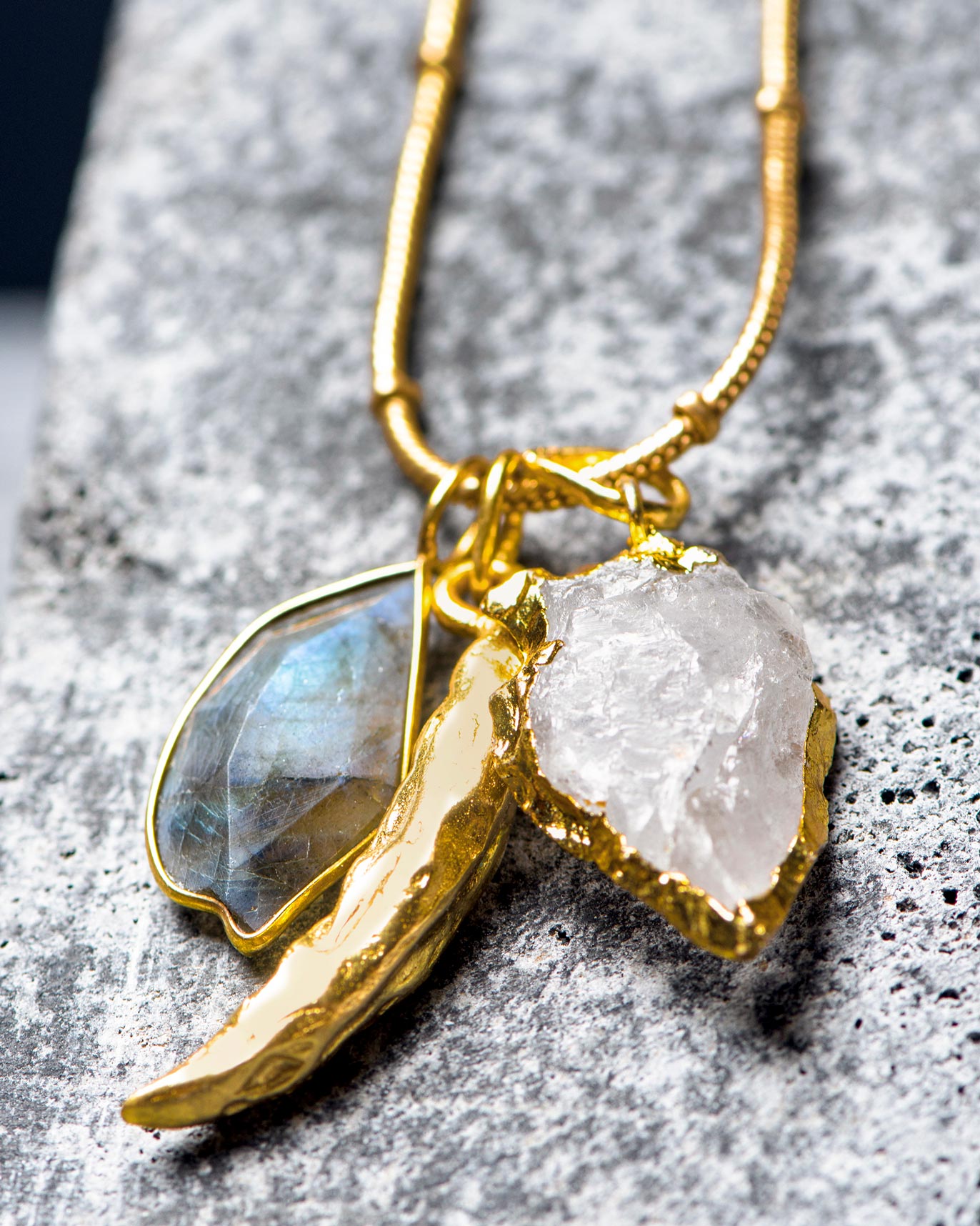 Cyenne Cluster Necklace