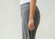 Marshmallow Stripe Pants - Charcoal