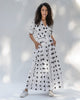 Nico Dress - White & Black