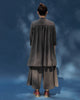 Back Gathered Top - Charcoal