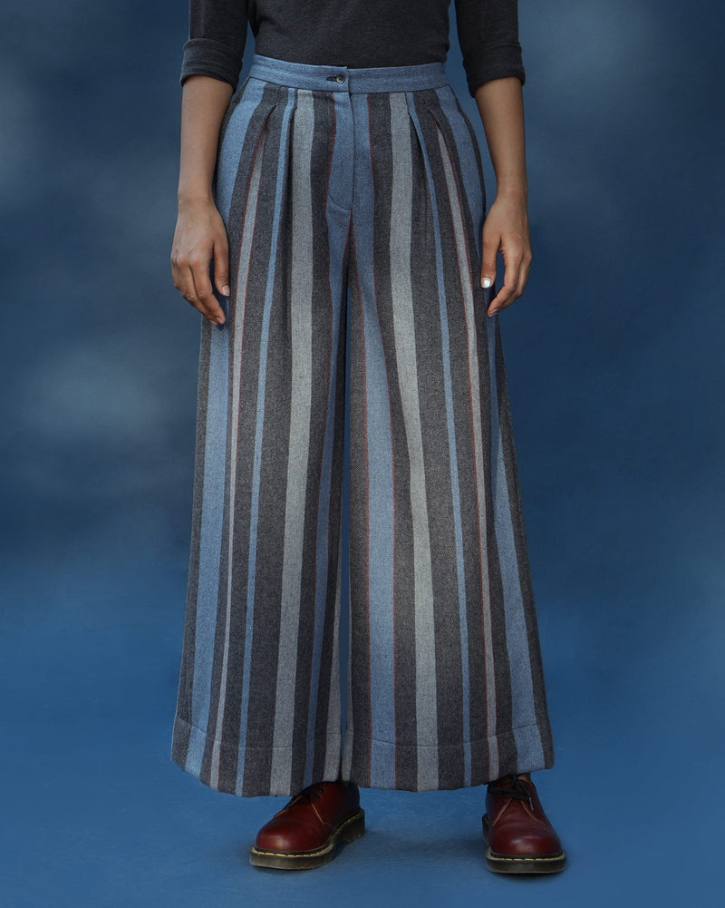 High Waist Stripe Pants