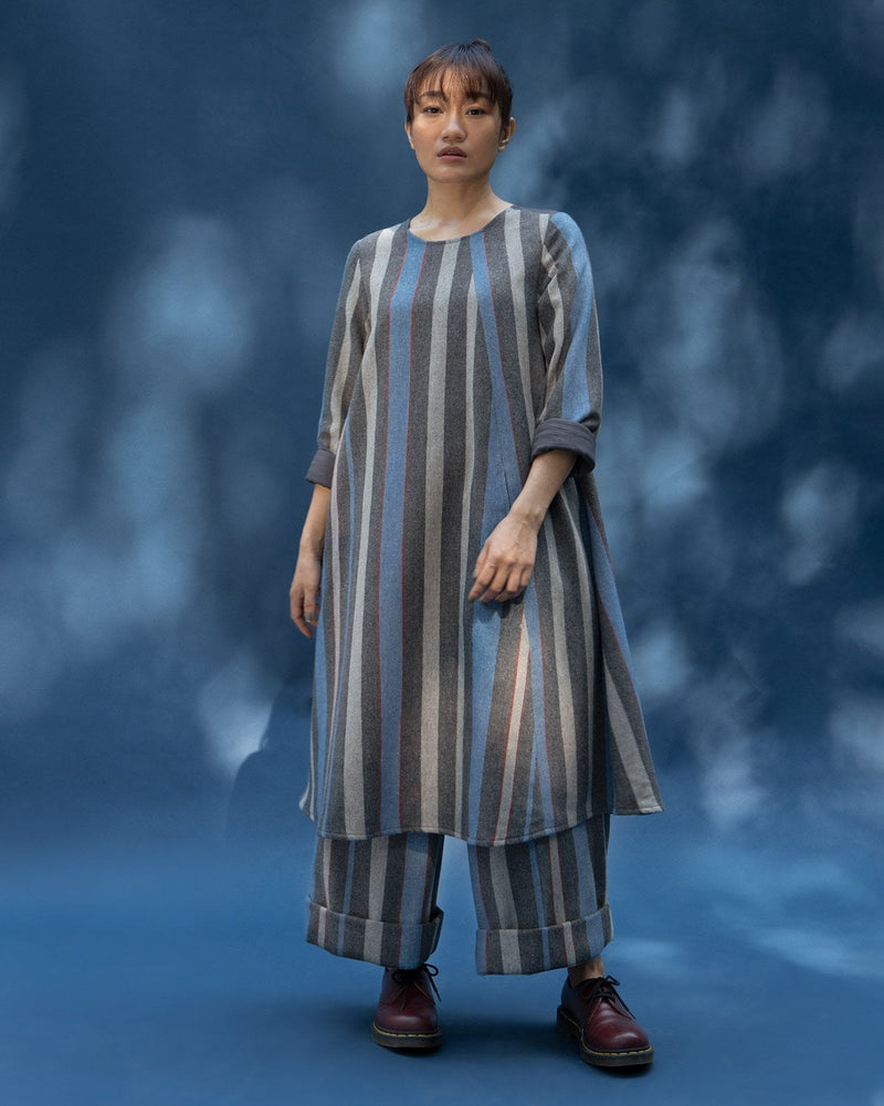 High Waist Stripe Pants