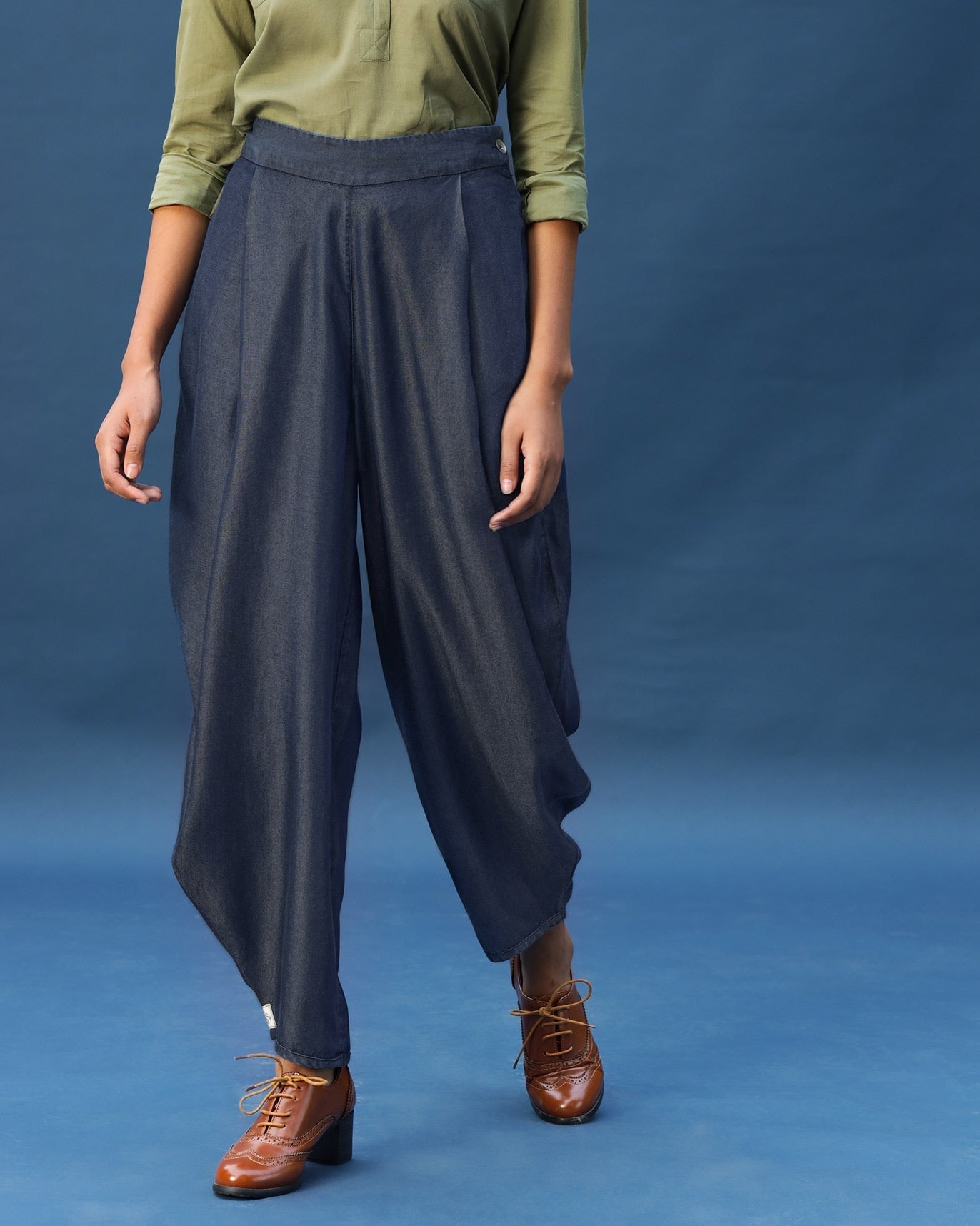 Boat Culottes - Denim Blue