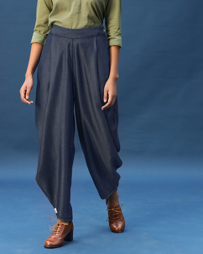 Boat Culottes - Denim Blue