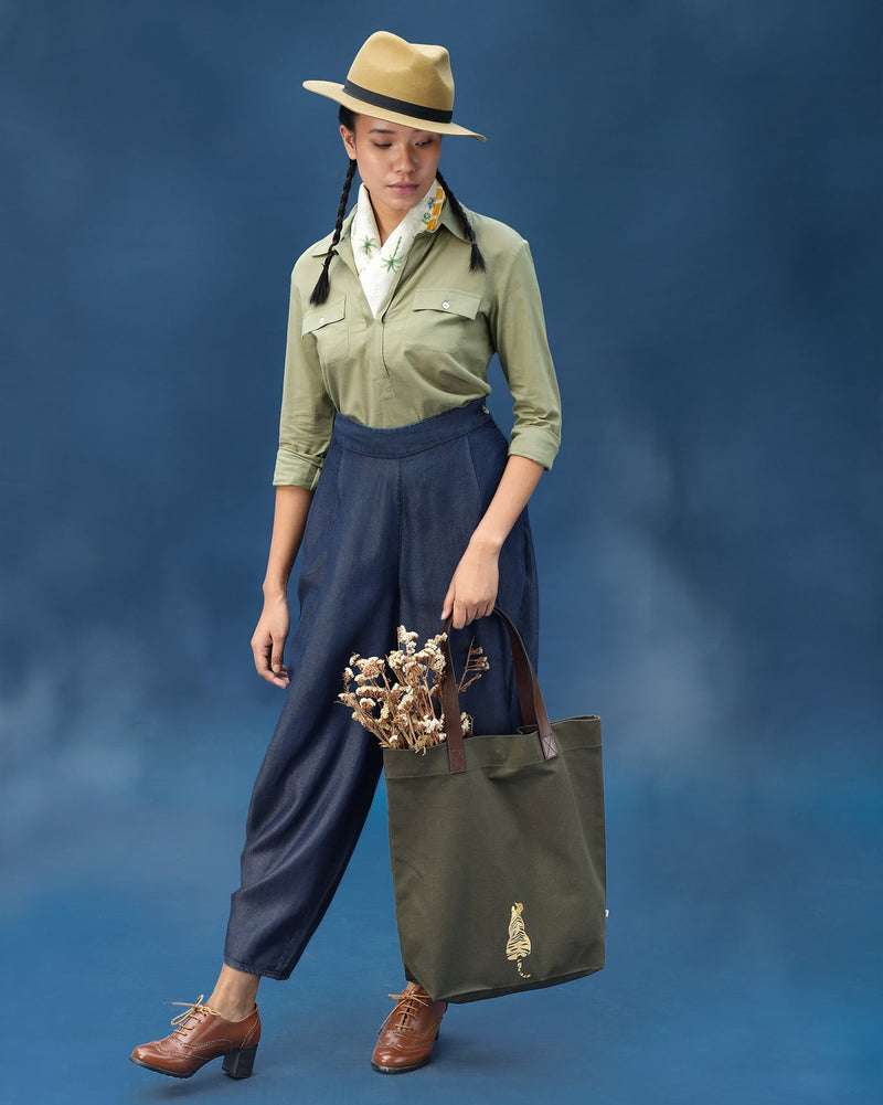 Boat Culottes - Denim Blue