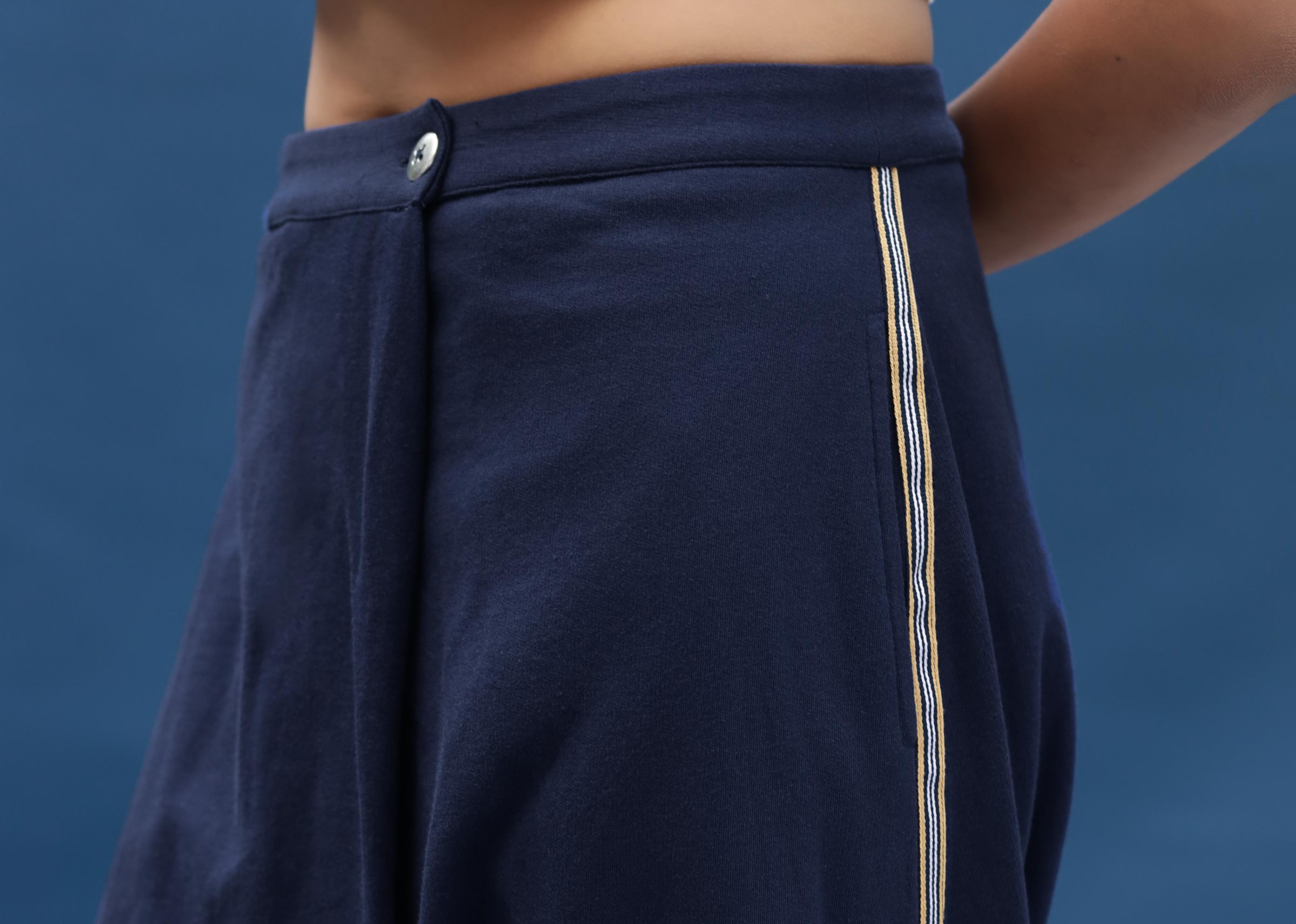 Jinan Slouchy Pants - Navy