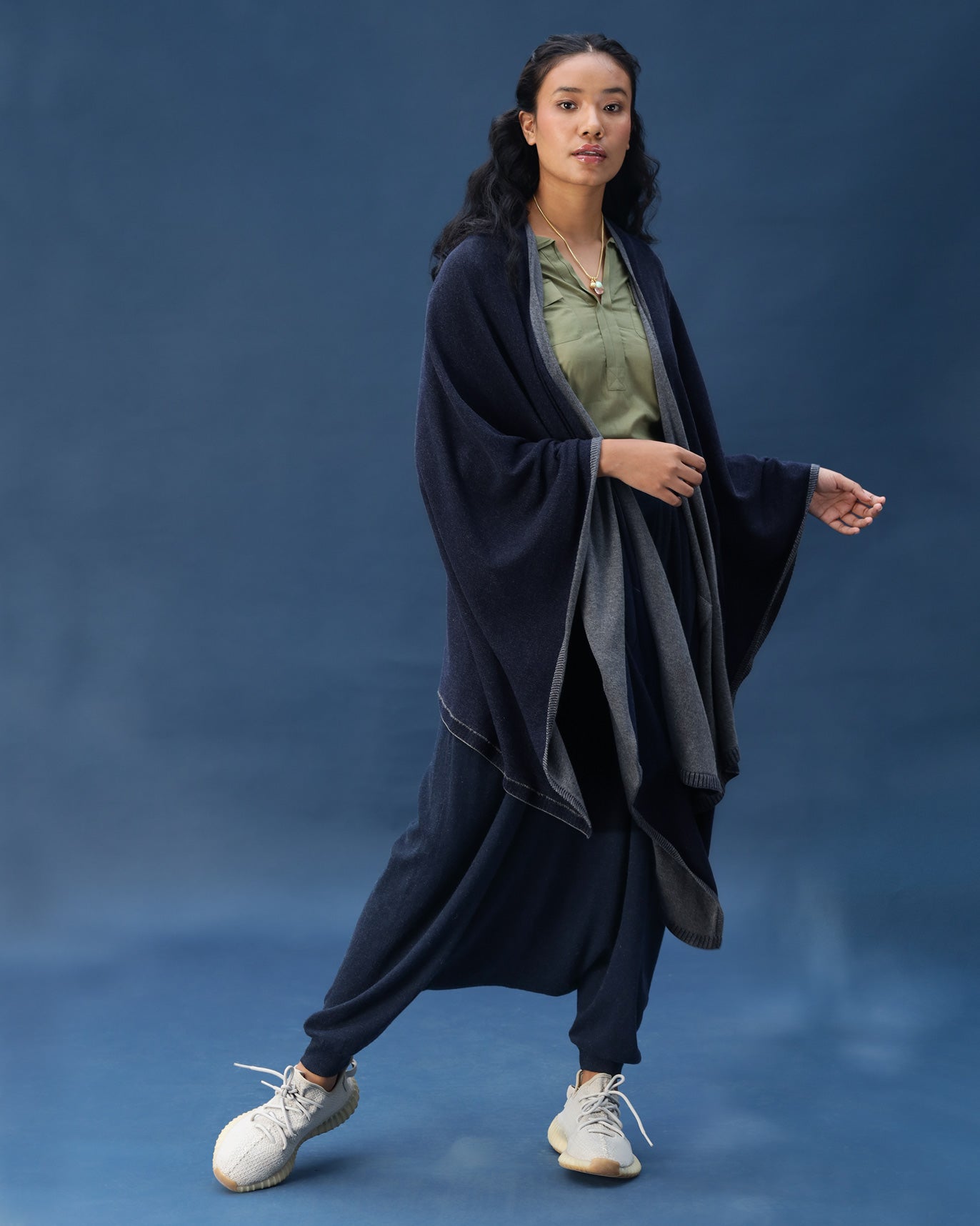 Cabin Overlay - Grey & Navy