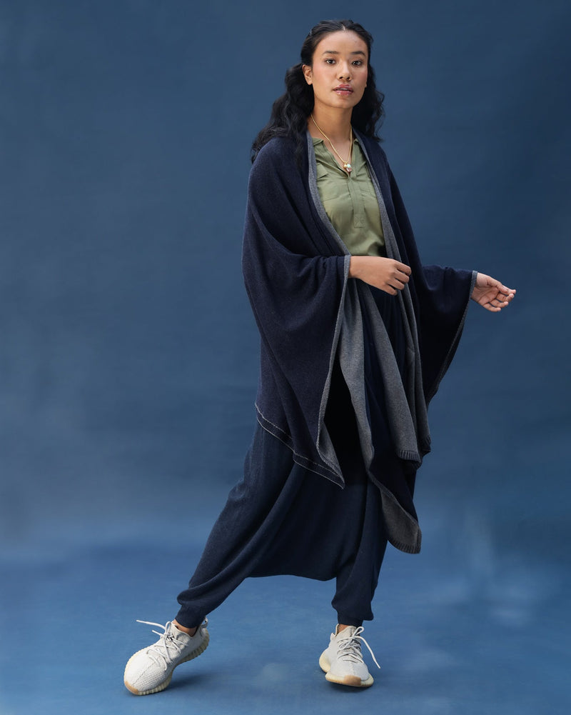 Cabin Overlay - Grey & Navy