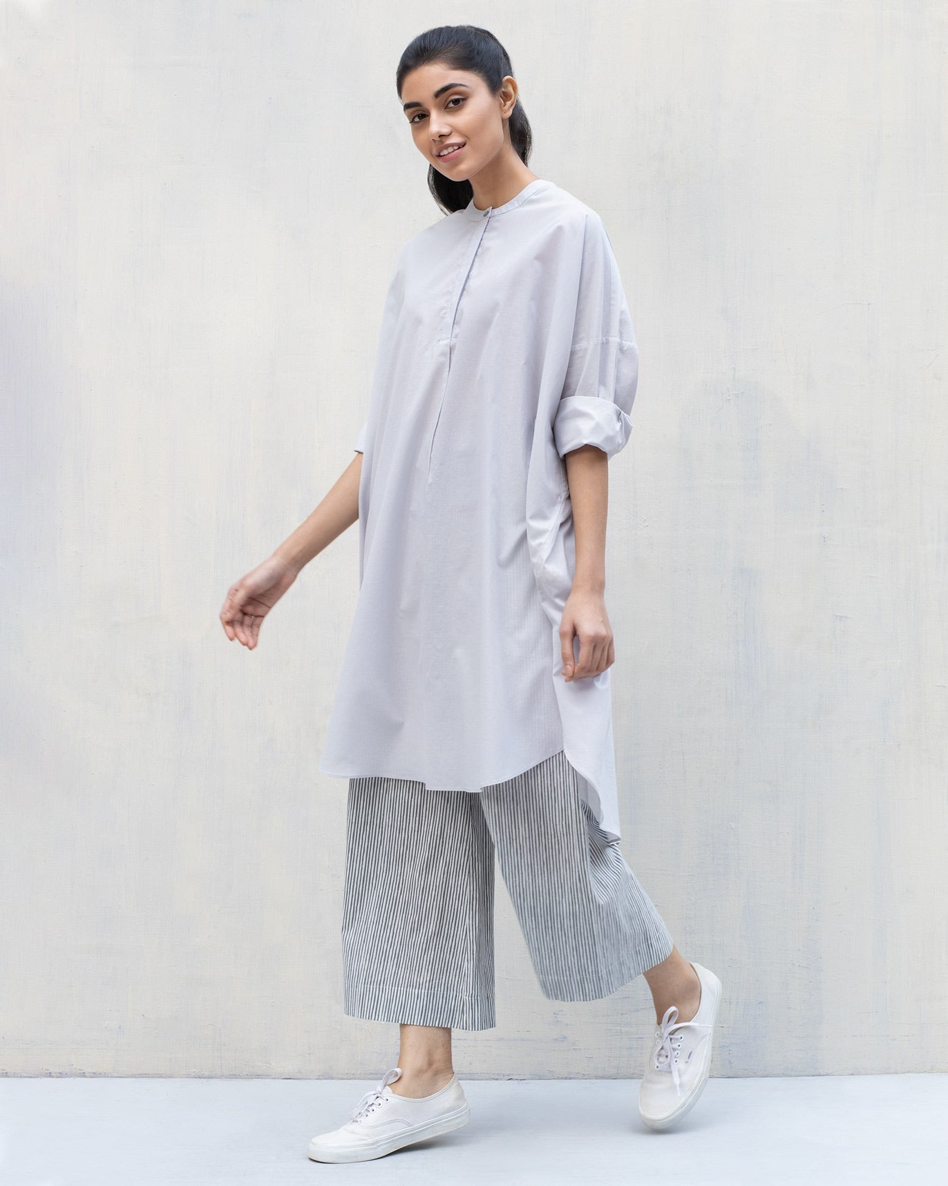 Lazy Sunday Tunic - Ash Grey