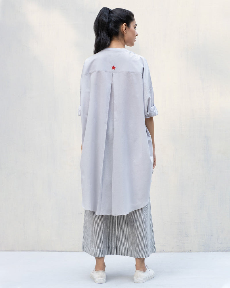 Lazy Sunday Tunic - Ash Grey