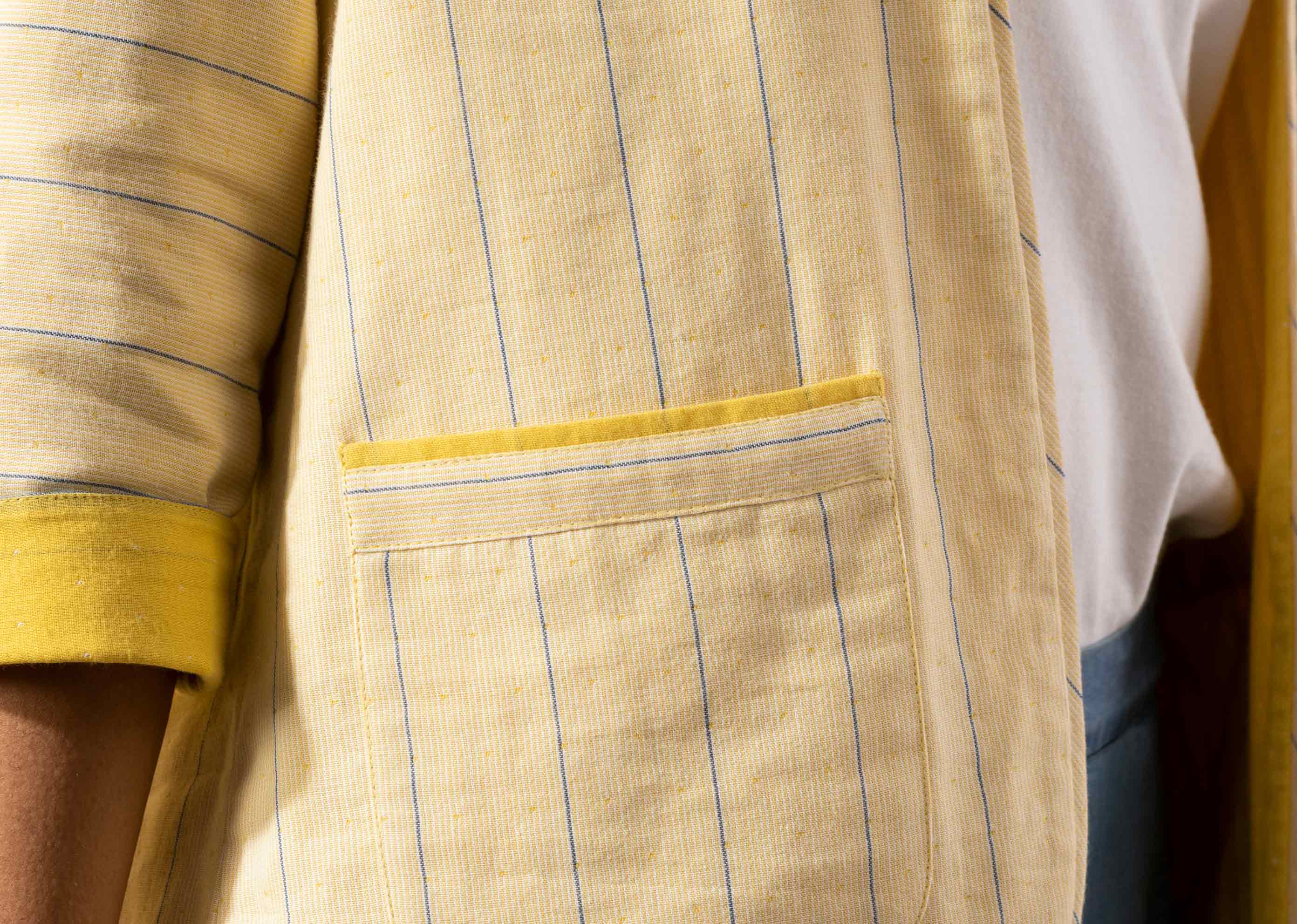 North Star Reversible Jacket - Yellow & White