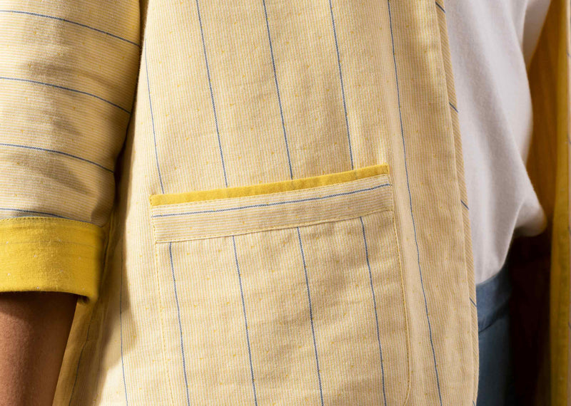 North Star Reversible Jacket - Yellow & White