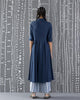 A-Line Gussette Kurta - Light Indigo