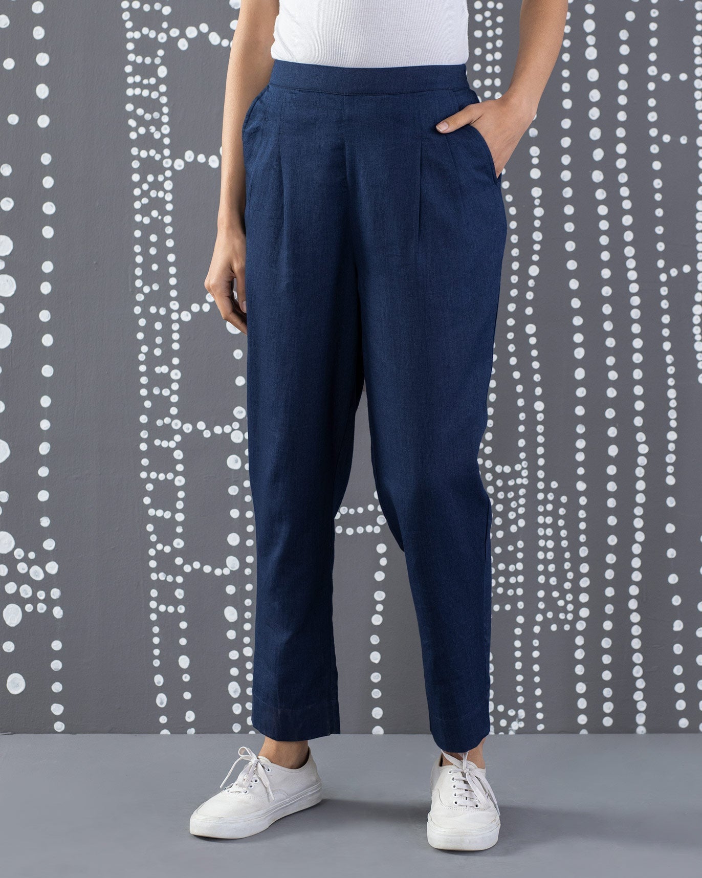 Narrow Pants - Indigo