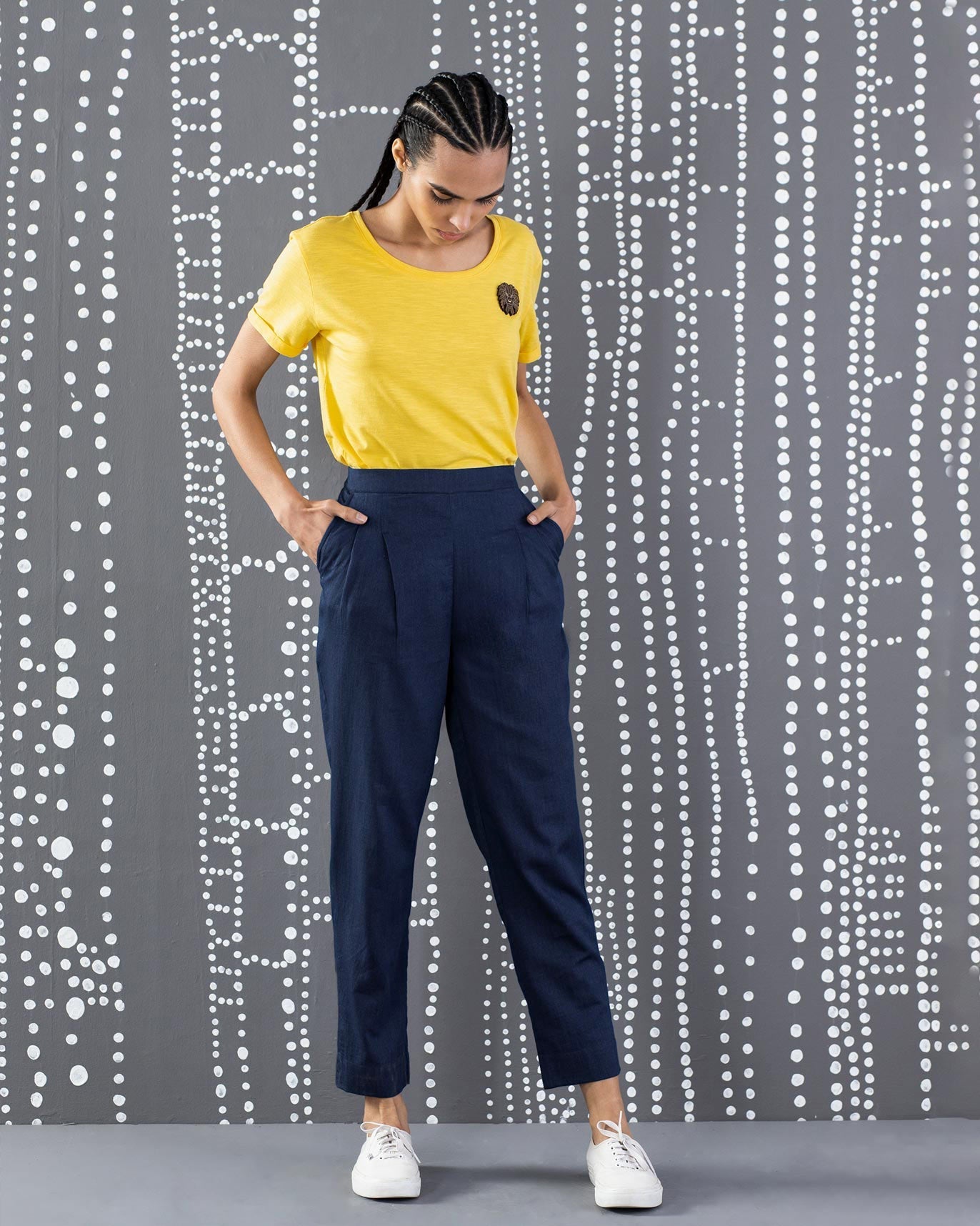 Narrow Pants - Indigo