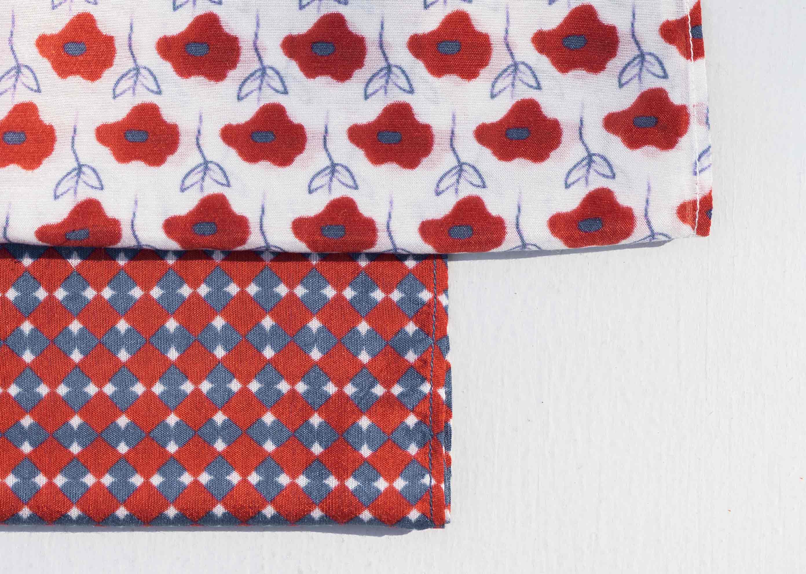 Flora Pocket Square (Set of 2)